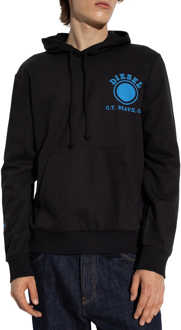 Diesel Sweatshirt Black Zwart