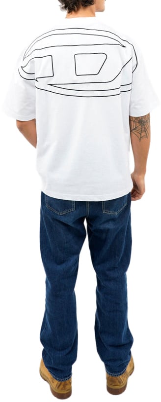 Diesel Boggy Megoval T-Shirt Wit
