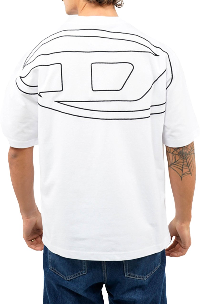 Diesel Boggy Megoval T-Shirt Wit