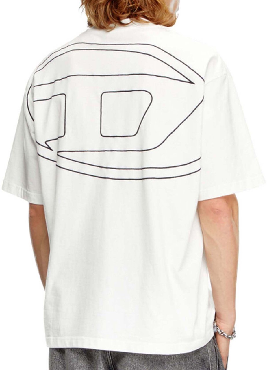 Diesel T-Boggy-Megoval-D Bianco Wit