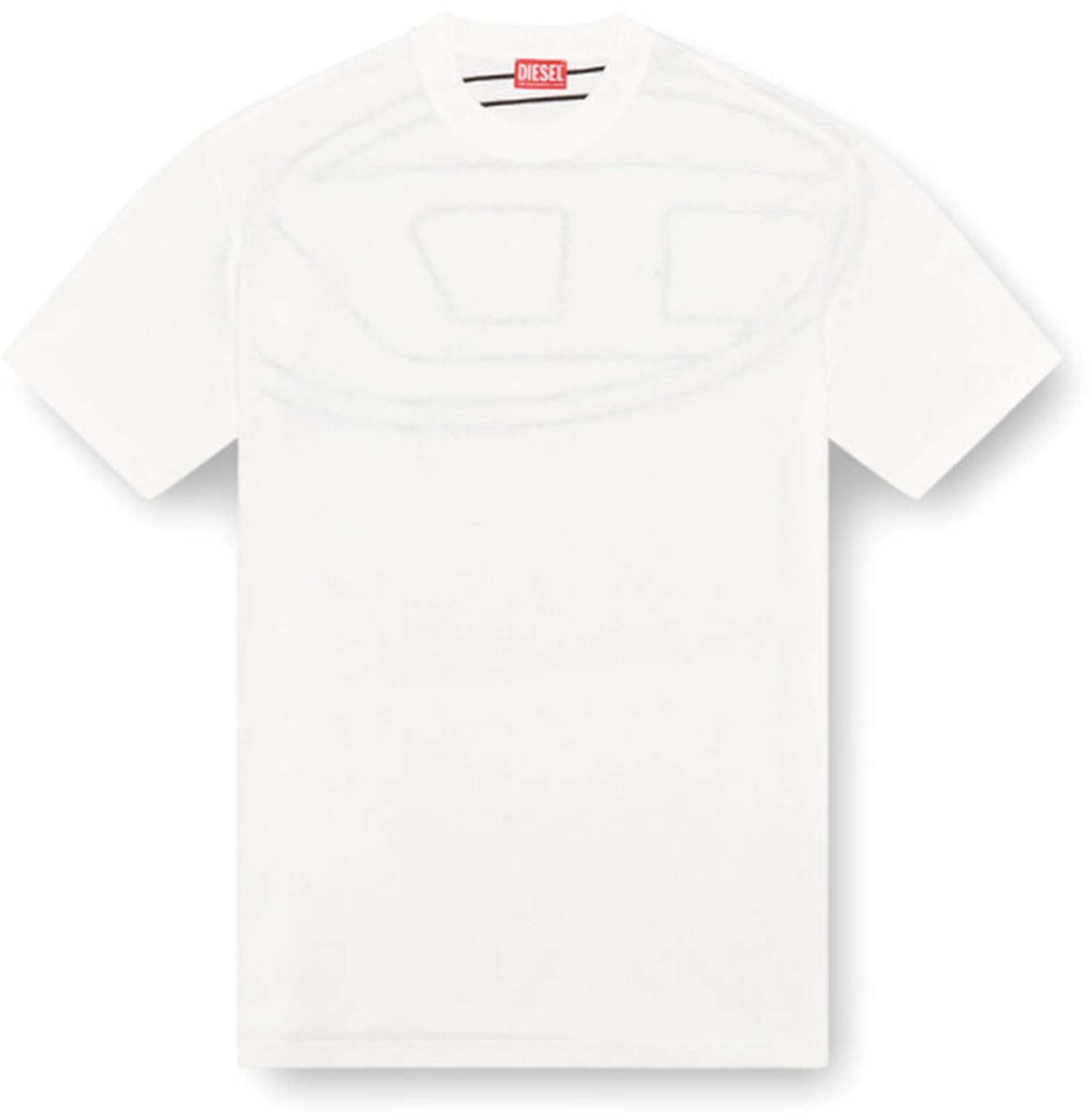 Diesel T-Boggy-Megoval-D Bianco Wit