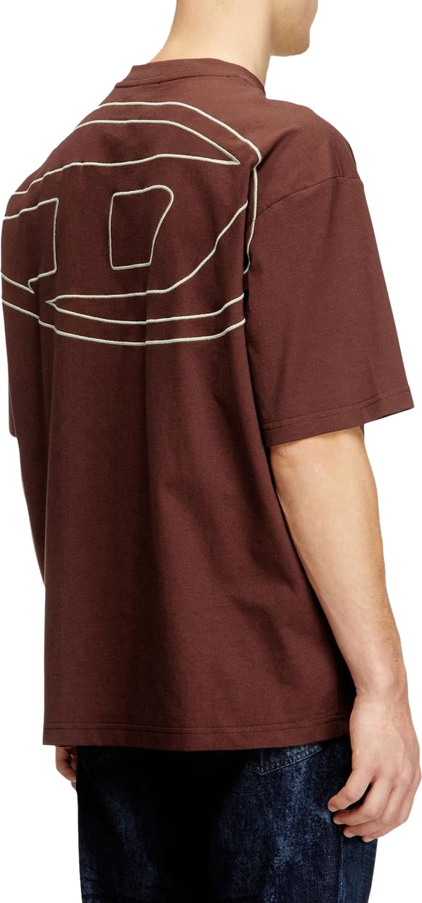 Diesel Heren T-Boggy-Megoval-D T-Shirt Geel