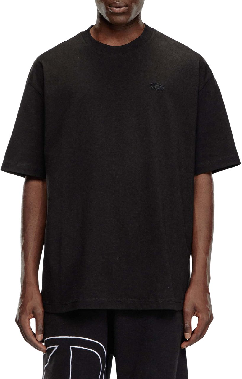 Diesel T-Boggy Megoval T-Shirt Zwart