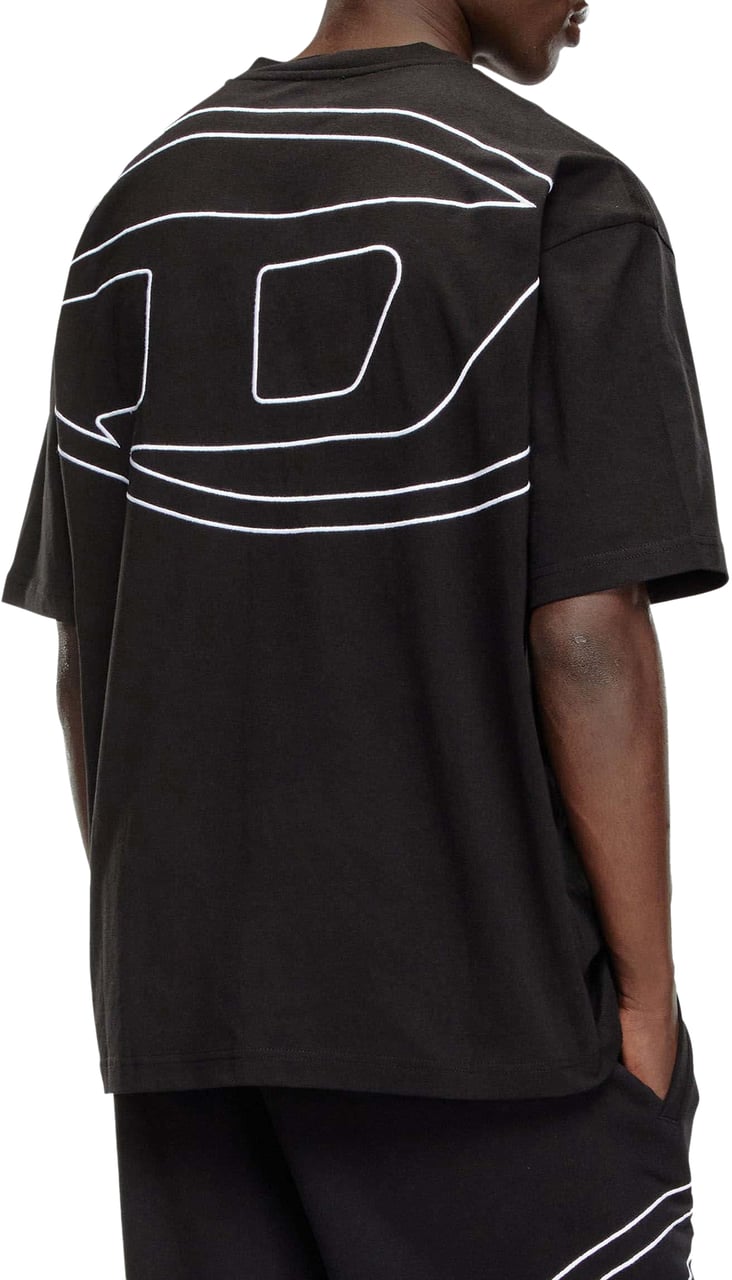 Diesel T-Boggy Megoval T-Shirt Zwart