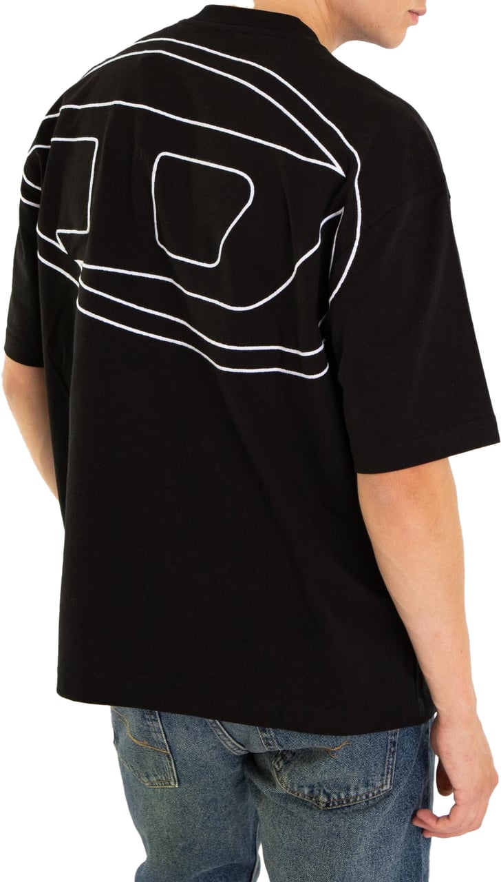 Diesel Heren T-BOGGY MEGOVAL Zwart