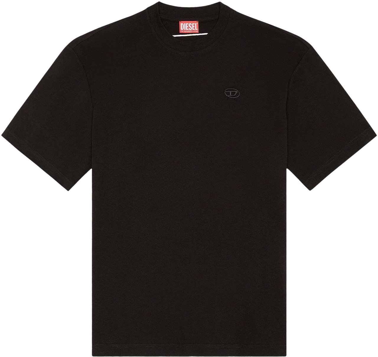 Diesel T-Boggy Megoval T-Shirt Zwart