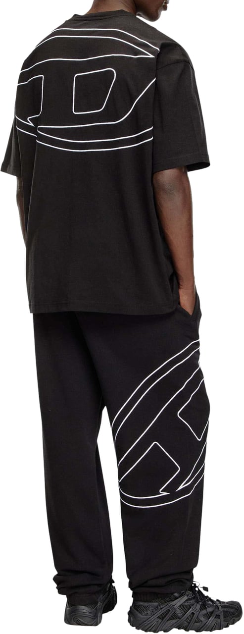 Diesel T-Boggy Megoval T-Shirt Zwart