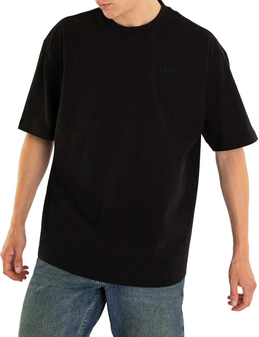 Diesel Heren T-BOGGY MEGOVAL Zwart