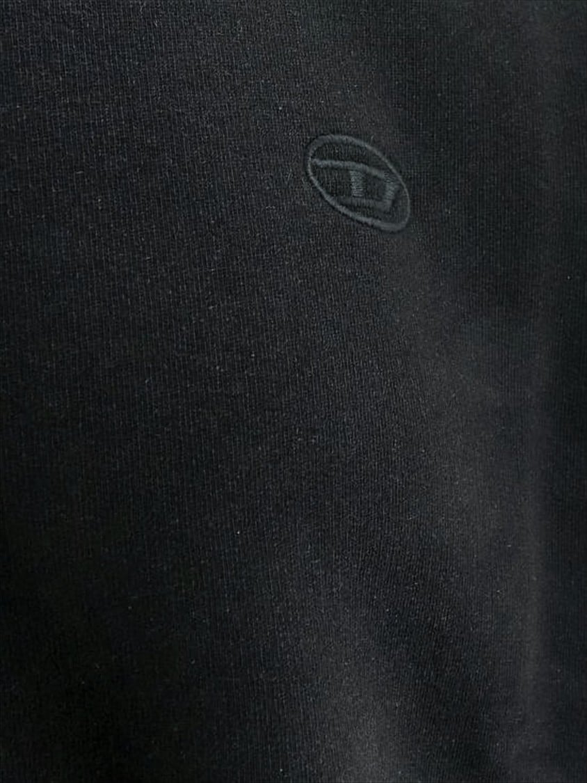 Diesel S Rob Megoval D Cotton Sweatshirt Zwart