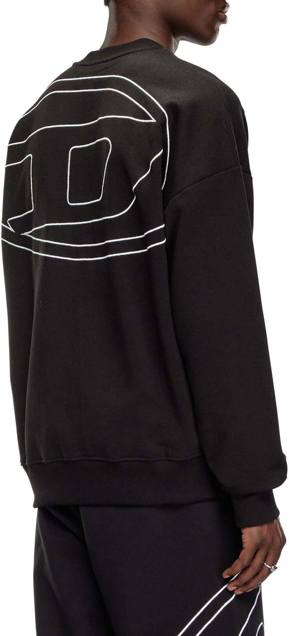 Diesel S-Rob Megoval Sweater Zwart
