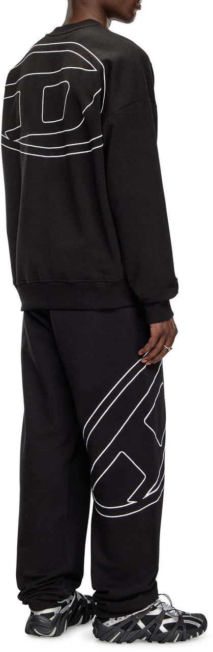 Diesel S-Rob Megoval Sweater Zwart
