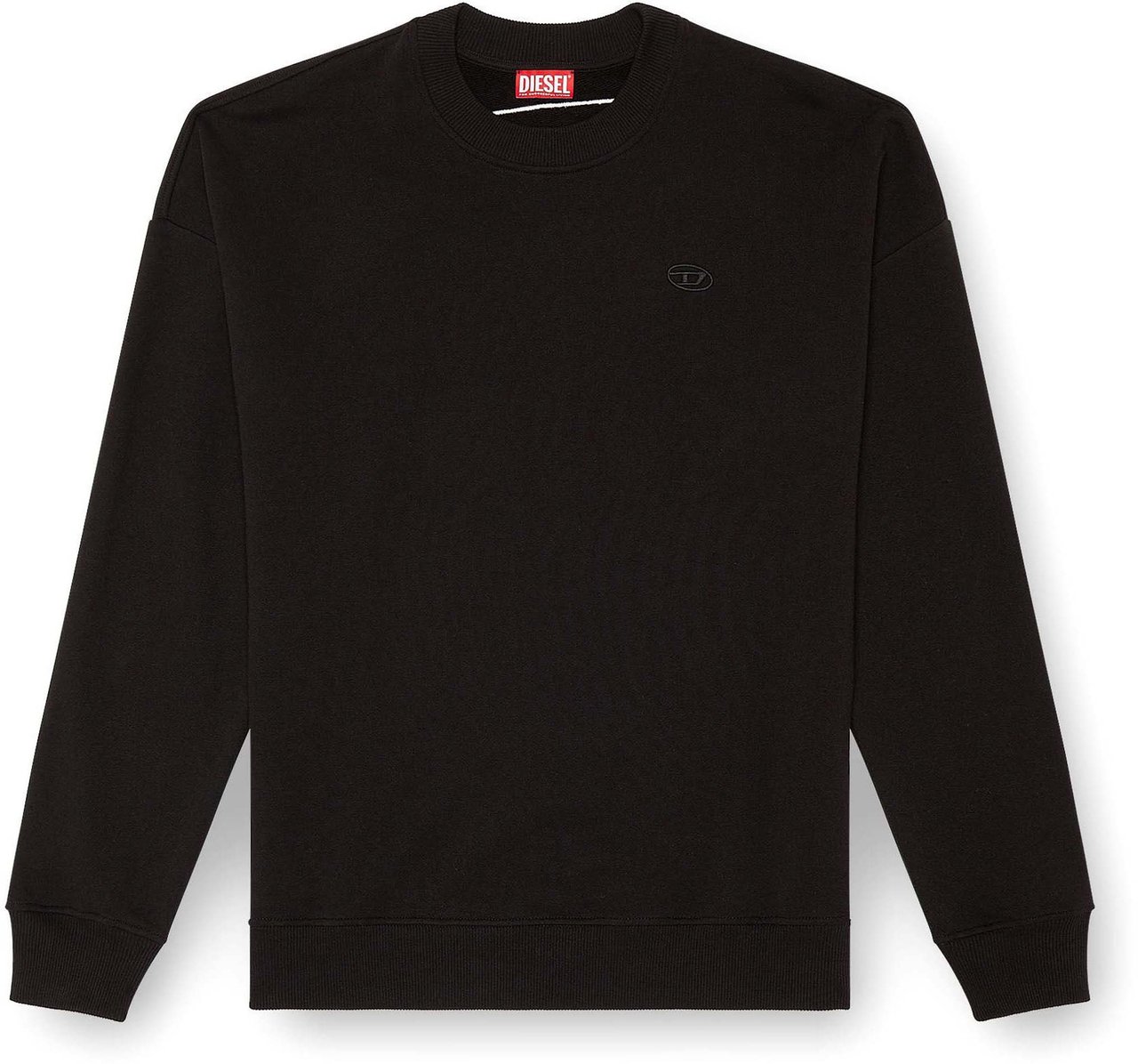 Diesel S-Rob Megoval Sweater Zwart