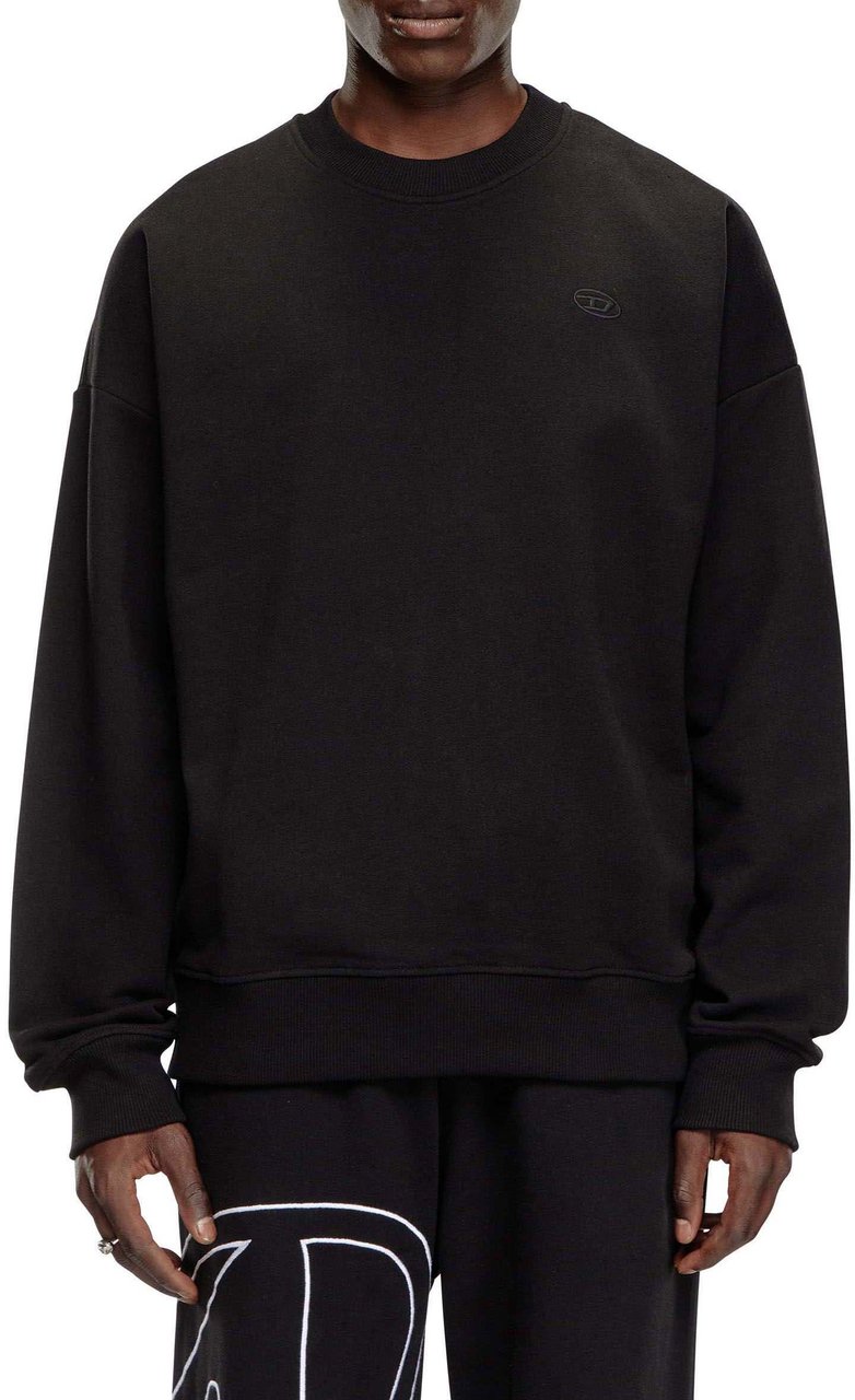 Diesel S-Rob Megoval Sweater Zwart