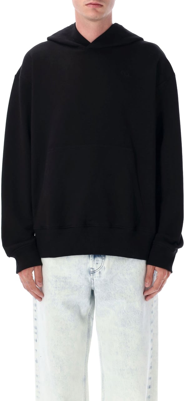 Diesel S-MACS Hood Megoval Hoodie Zwart