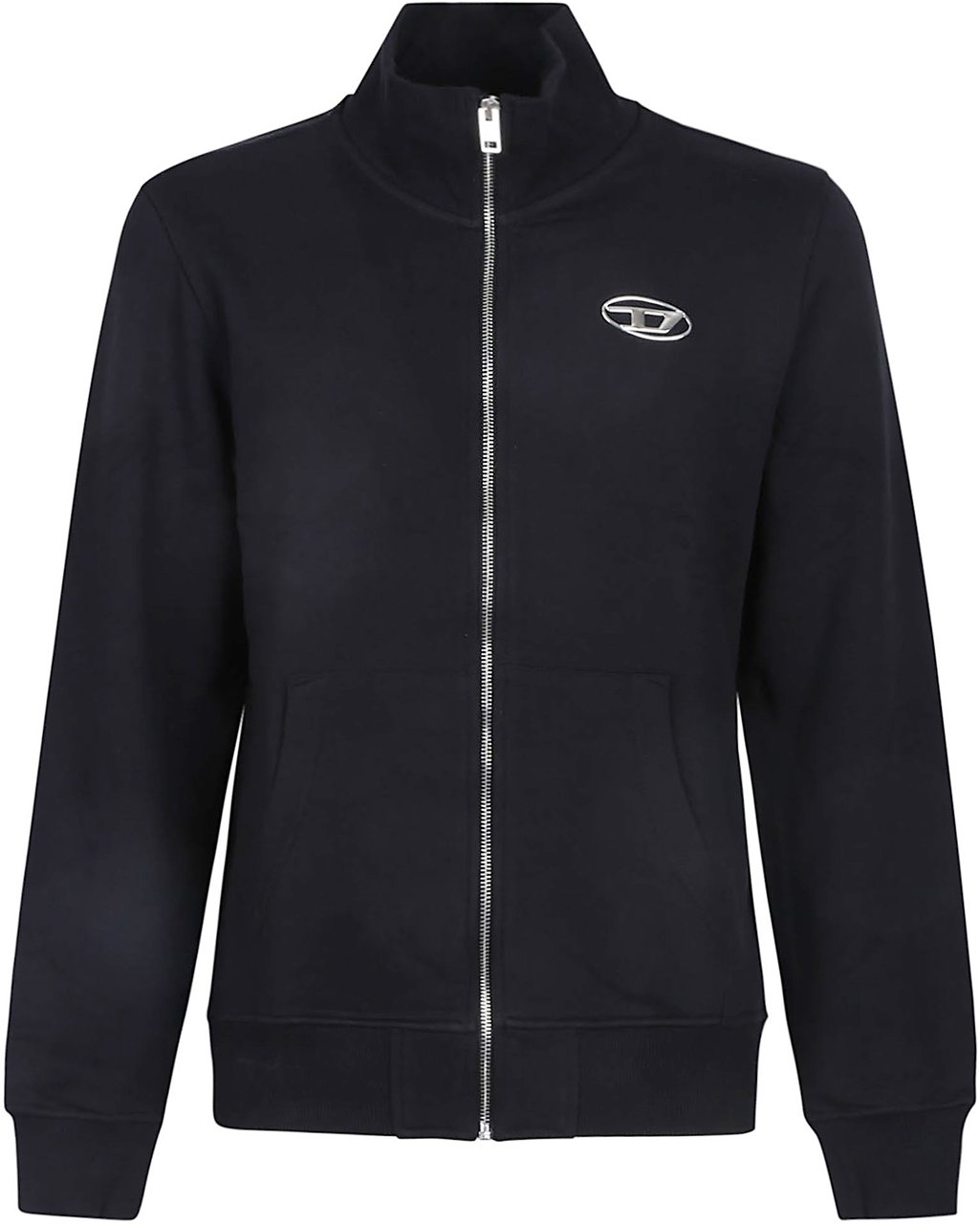 Diesel S-ginni Zip-od Sweatshirt Black Zwart