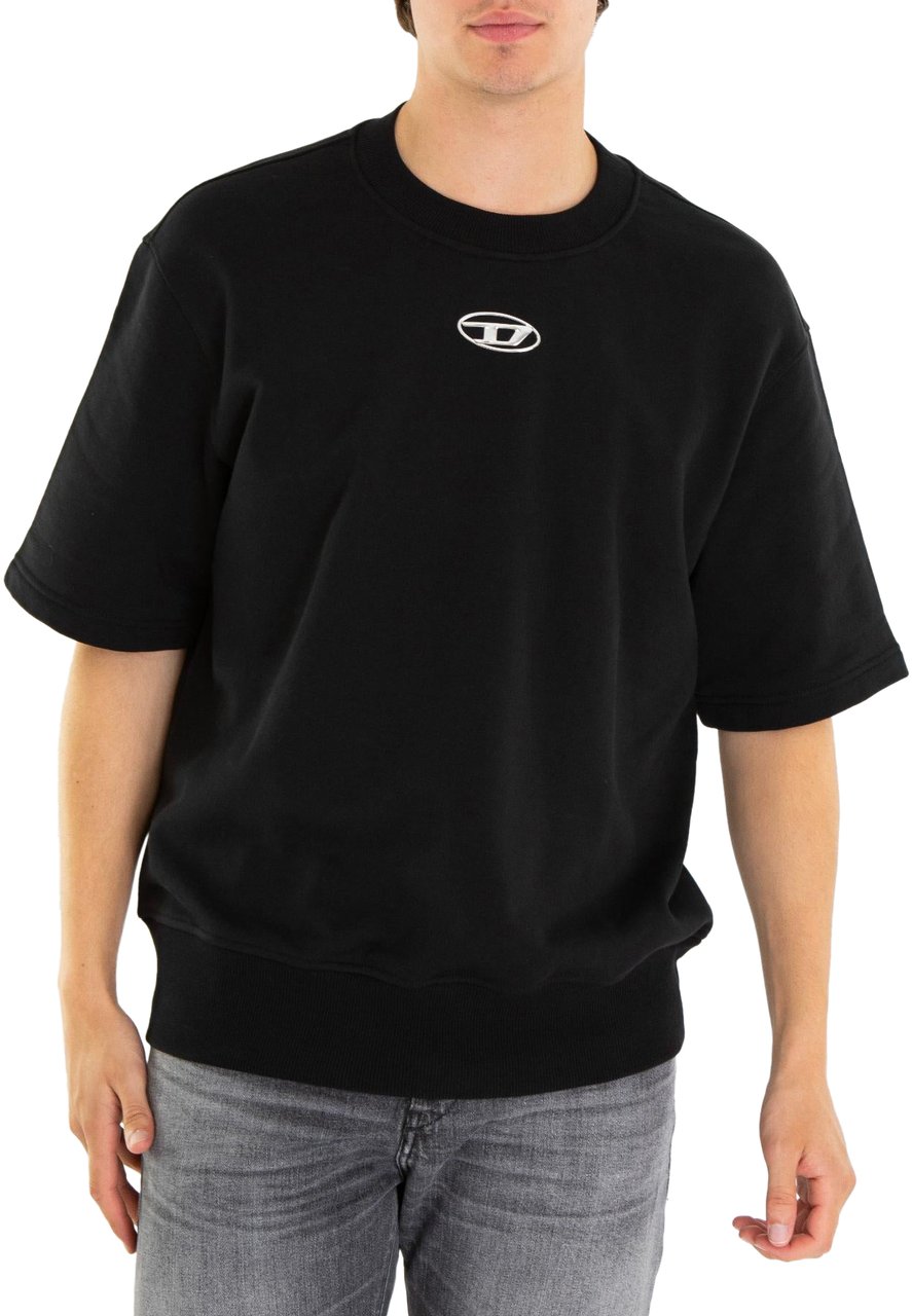 Diesel Heren S-Cooling-L1 T-Shirt Zwart Zwart