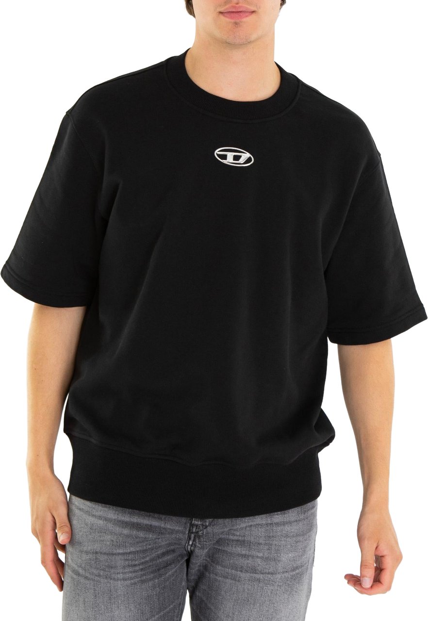 Diesel Heren S-Cooling-L1 T-Shirt Zwart Zwart