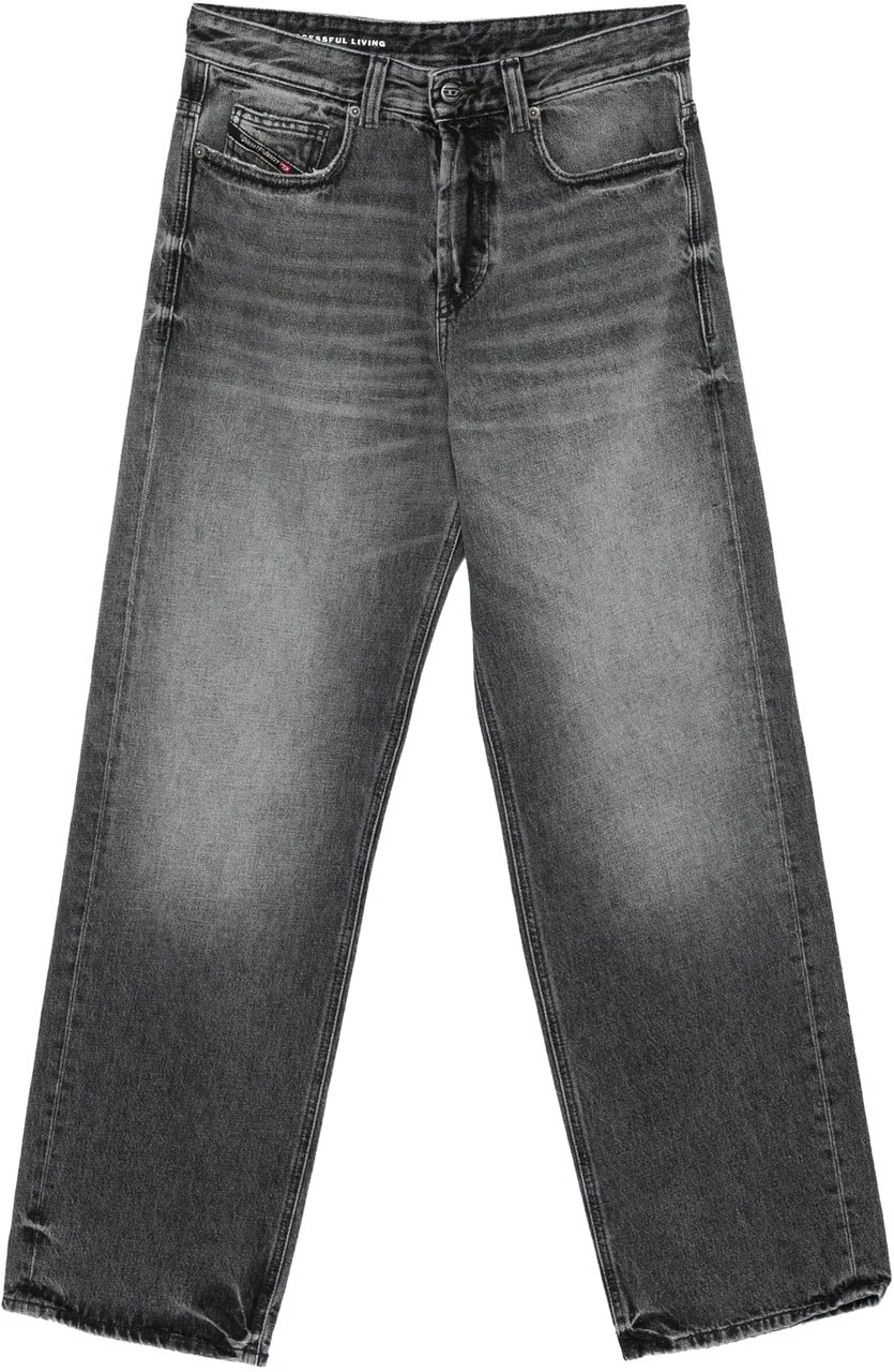 Diesel 2001 D Macro Denim Pants Grey Grijs