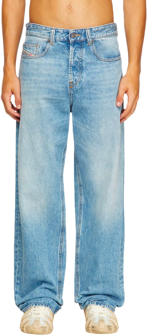 Diesel Jeans 2001 D-Macro Denim Light Blue Blauw