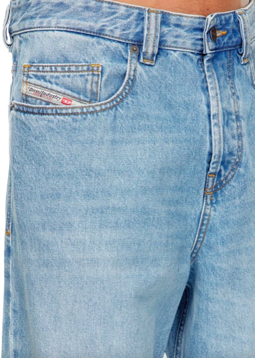 Diesel 2001 D Macro Denim Pants Light Blue Blauw