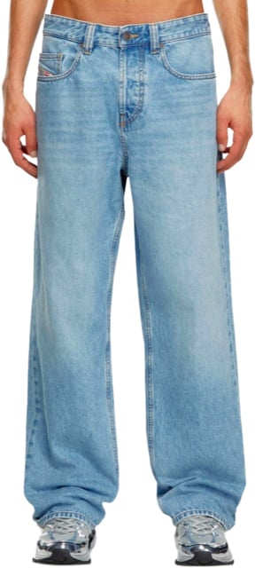 Diesel 2001 D Macro Denim Pants Light Blue Blauw