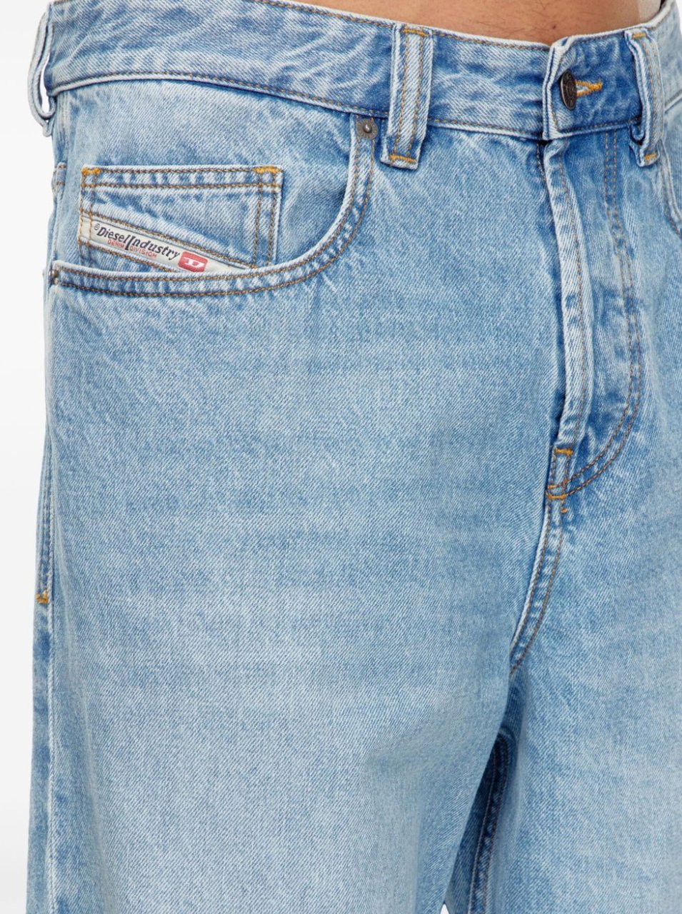 Diesel 2001 D Macro Denim Pants Blue Blauw