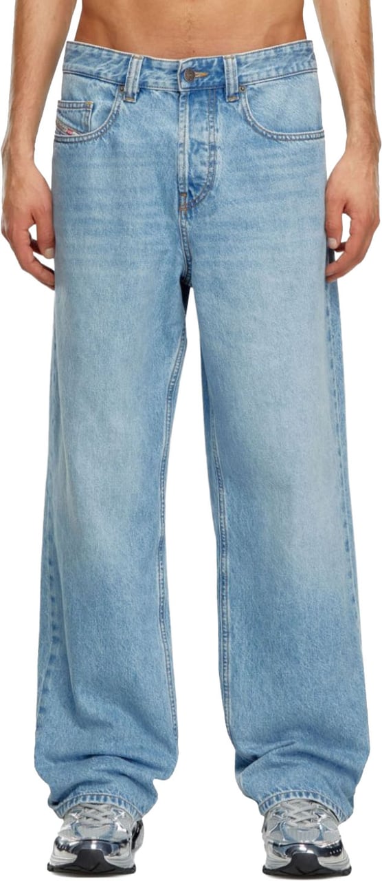 Diesel 2001 D Macro Denim Pants Blue Blauw