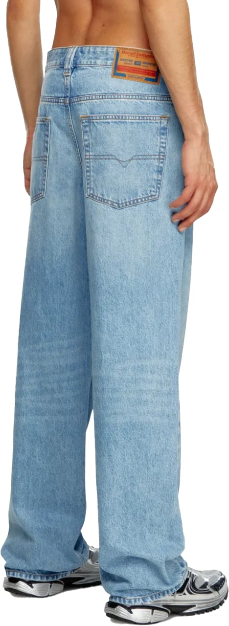 Diesel 2001 D Macro Denim Pants Light Blue Blauw