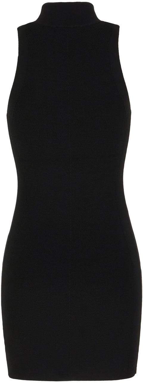 Diesel Diesel Black viscose blend mini dress Zwart