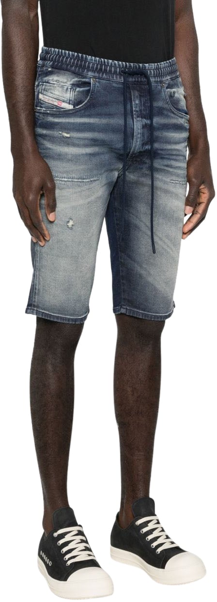 Diesel Shorts Denim Blauw