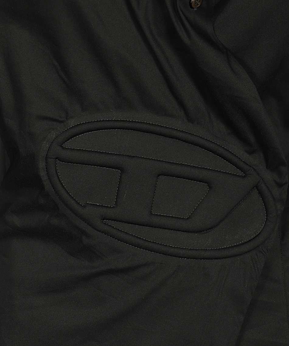 Diesel Asymmetric dress Zwart