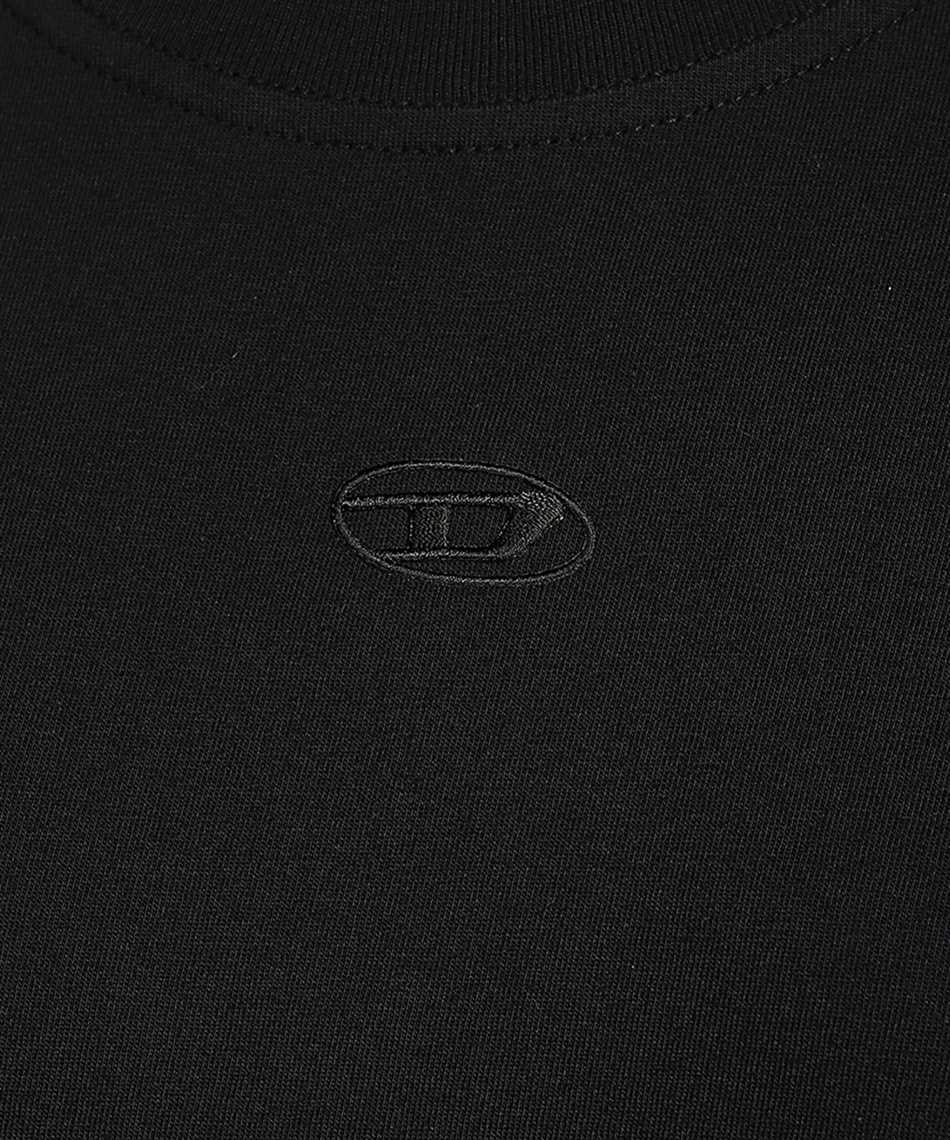 Diesel Cotton mini-dress Zwart