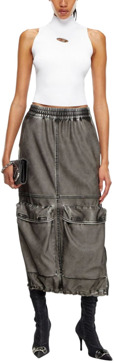 Diesel Top White Wit