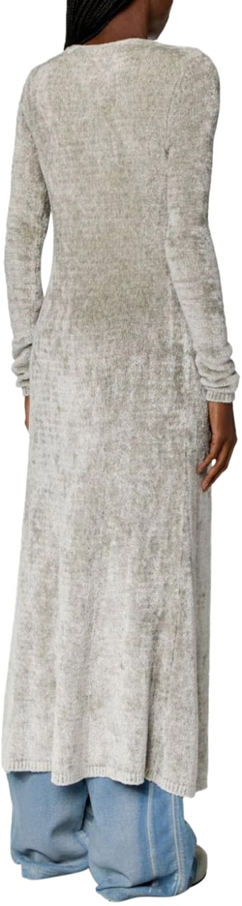 Diesel Cardigan Logo Grey Grijs