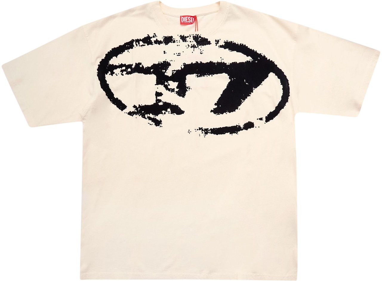 Diesel T-Shirt T-Boxt-N14 Avorio Divers