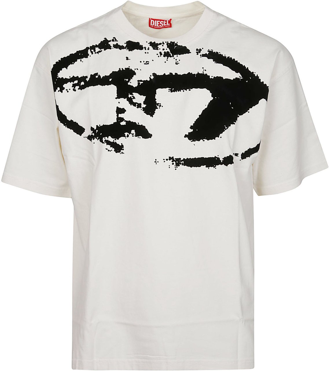 Diesel T-boxt N14 T-shirt White Wit