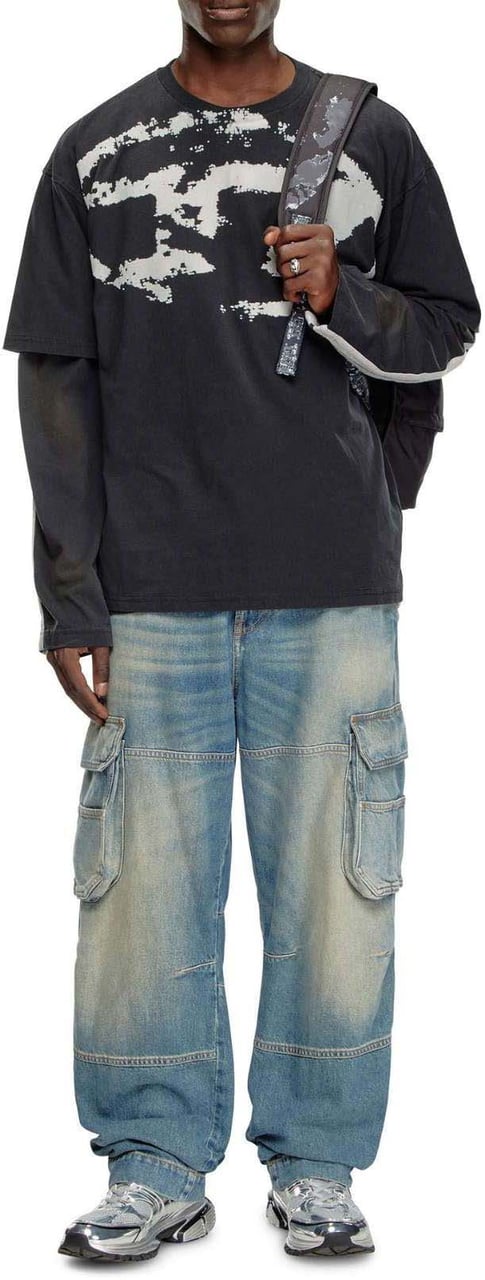 Diesel T-BOXT N14 T-Shirt Zwart