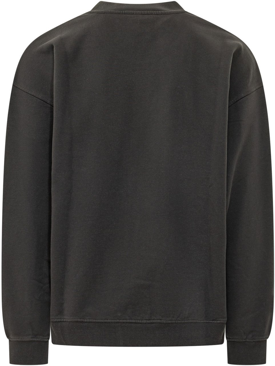 Diesel Felpa Girocollo con Stampa Logo Donkergrijs