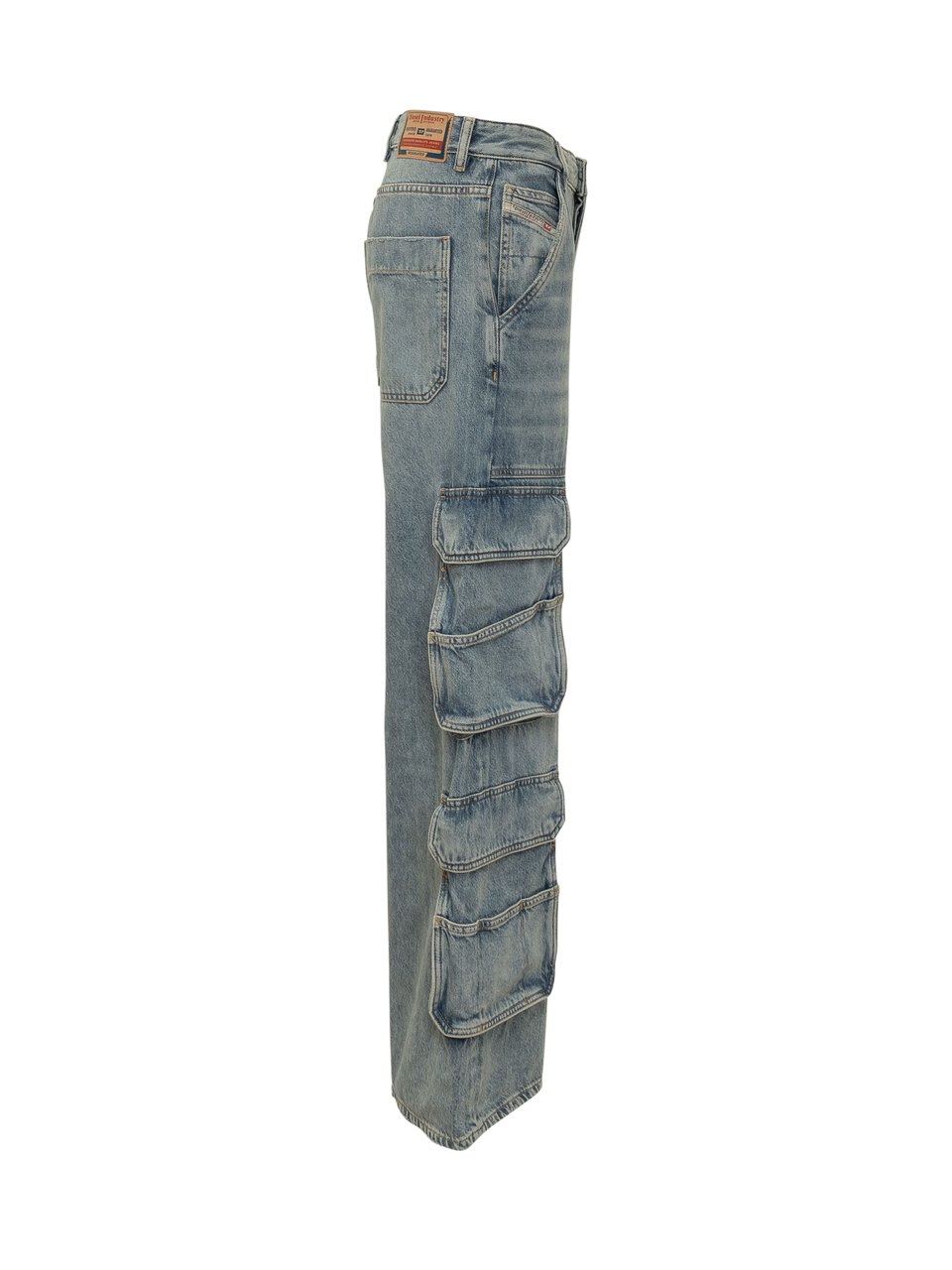 Diesel Jeans cargo Diesel con tasche Blauw