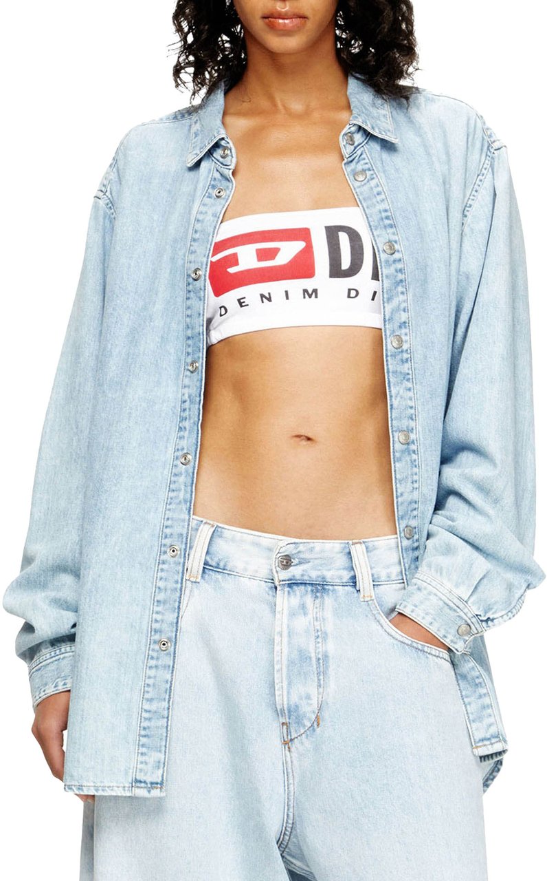 Diesel Bandeau Bralette Wit