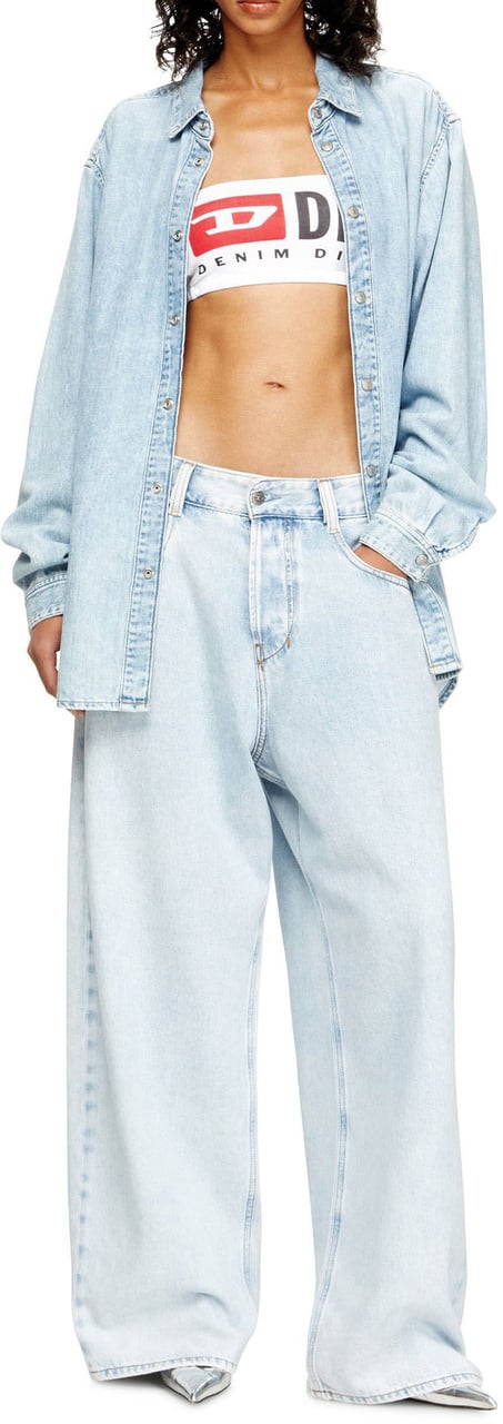 Diesel Bandeau Bralette Wit