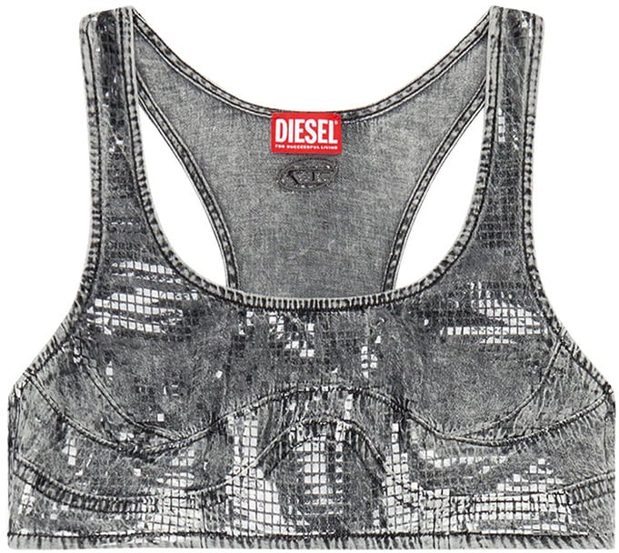Diesel Tops Gray Grijs