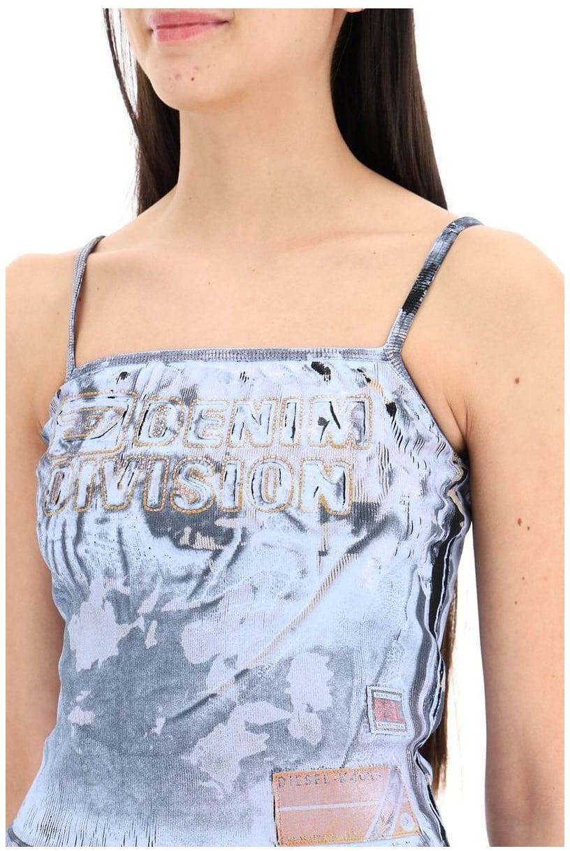 Diesel Top Blue Blauw