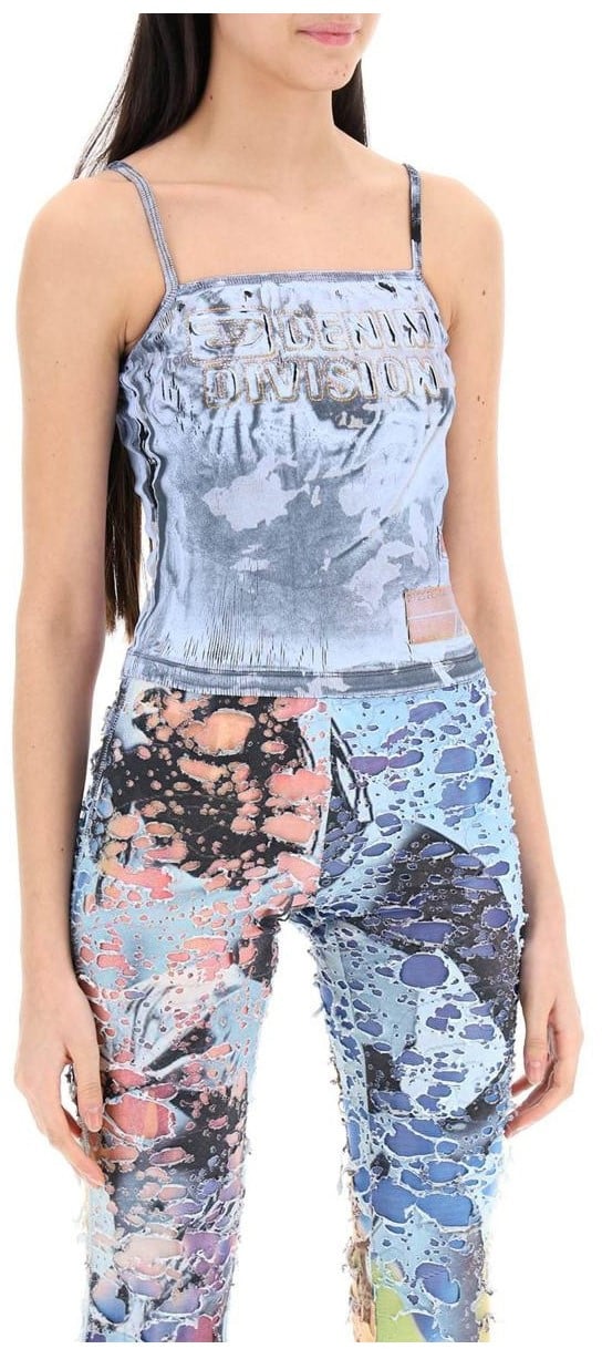Diesel Top Blue Blauw