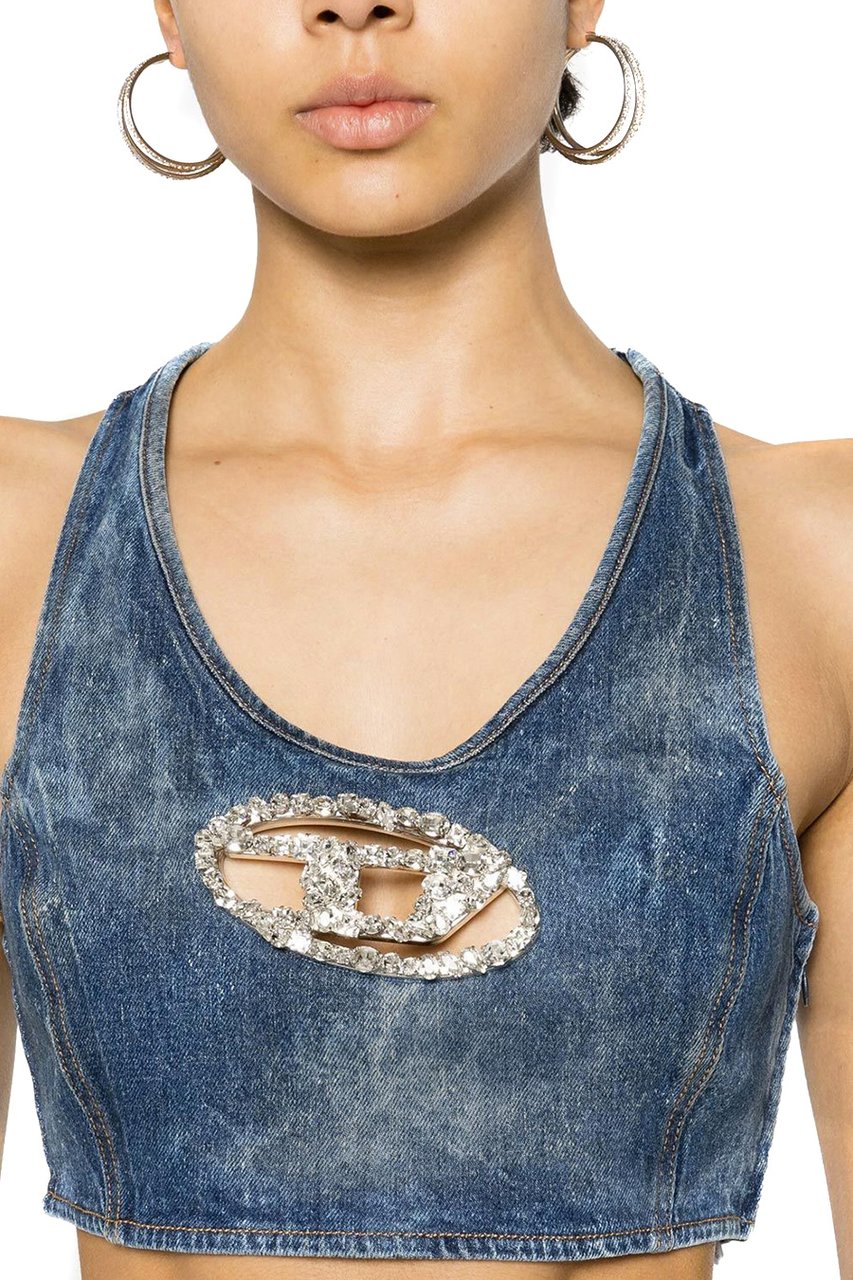 Diesel Tops Blue Blauw