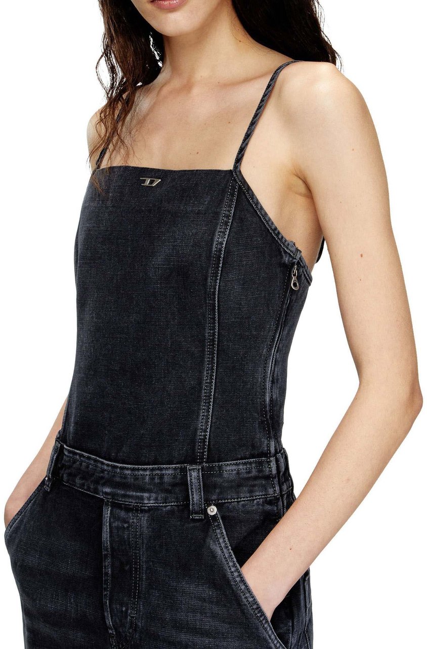 Diesel DE-VORS Jumpsuit Grijs