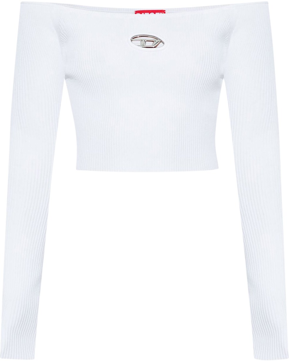 Diesel Top White Wit