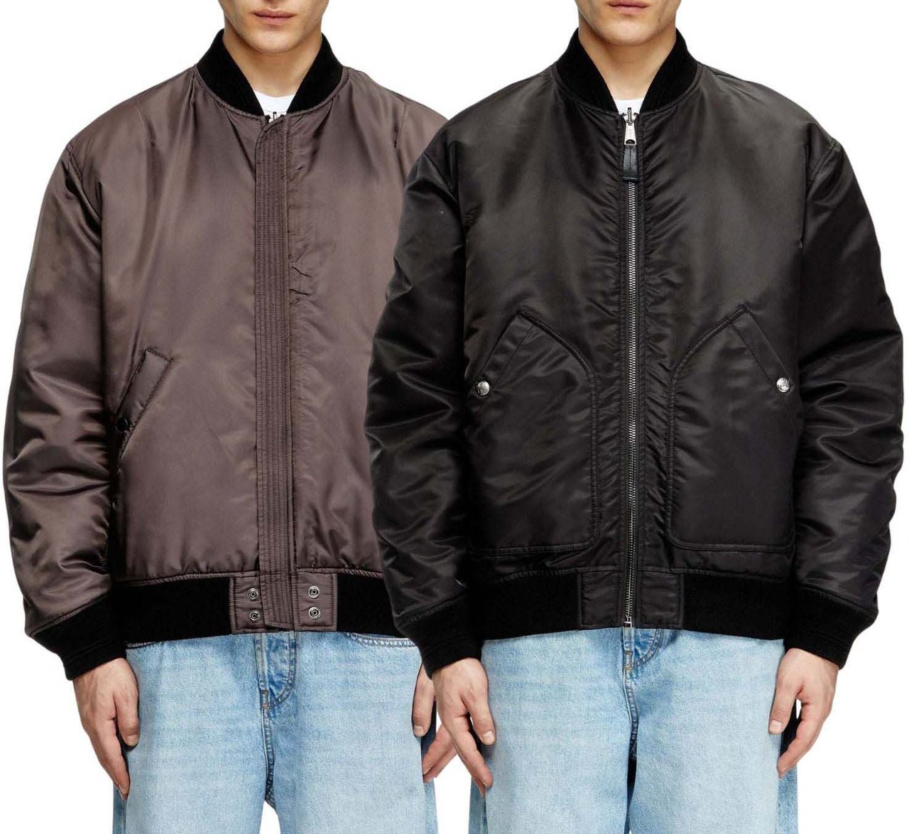 Diesel J Held Bomberjas Zwart