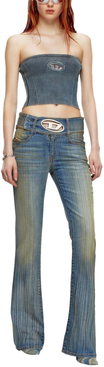 Diesel Top Blue Blauw