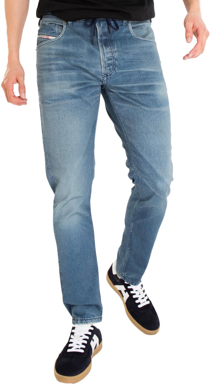 Diesel Heren 2032 Krooley-B Jog Jeans Blauw Blauw